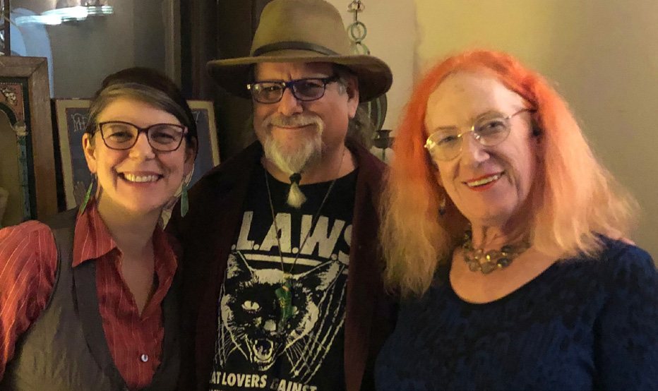 Celeste Kennel-Shank, Zac Lowing and Jeanie Wallenstein smiling together